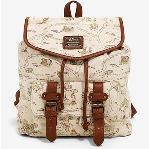 Winnie the Pooh Loungefly Canvas Backpack Bag